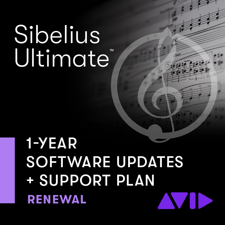Sibelius Ult Support Renewal (ESD) 1 year