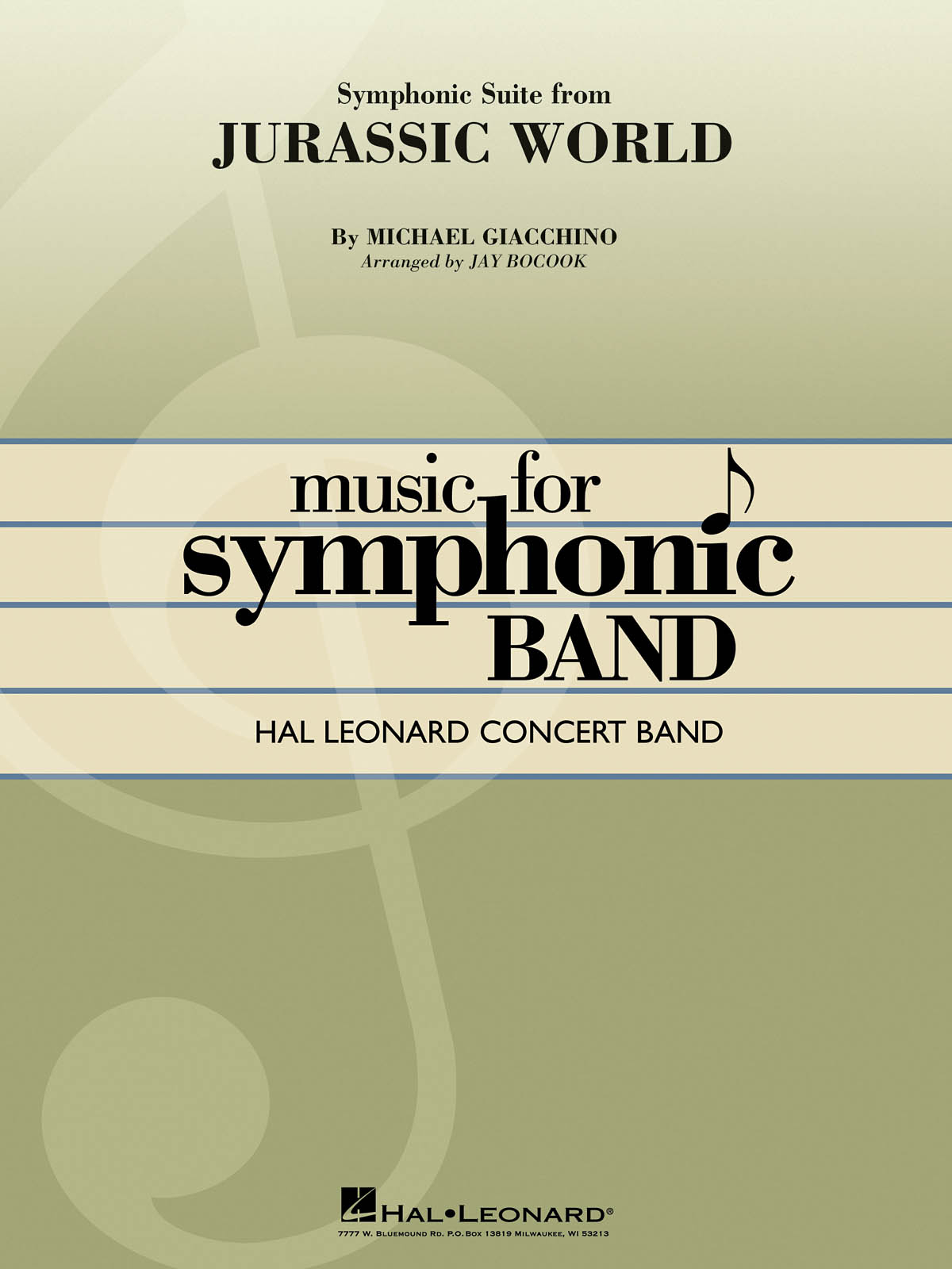 Michael Giacchino: Jurassic World: Concert Band: Score & Parts