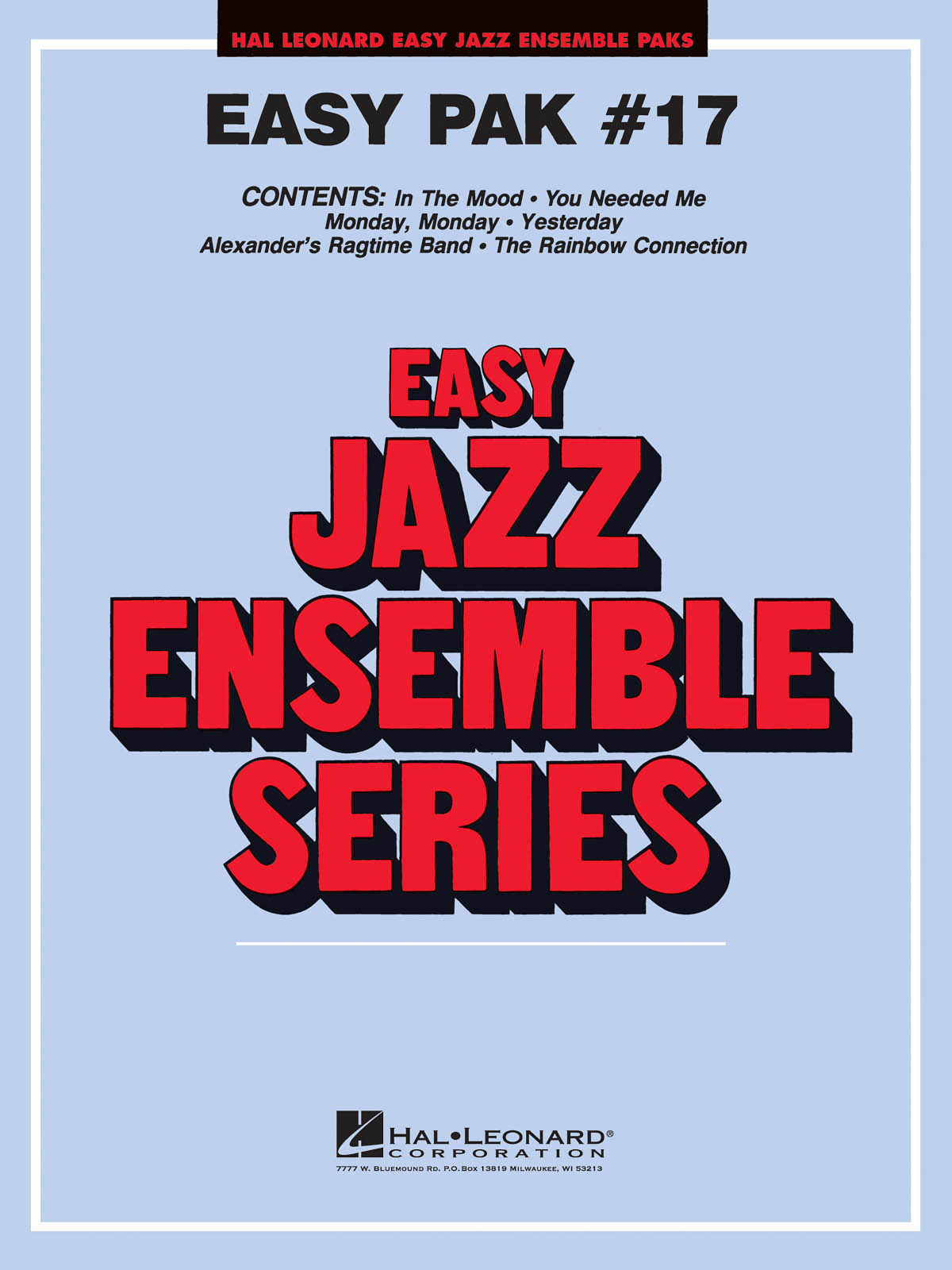 Easy Jazz Ensemble Pak 17: Jazz Ensemble: Score Parts & Audio