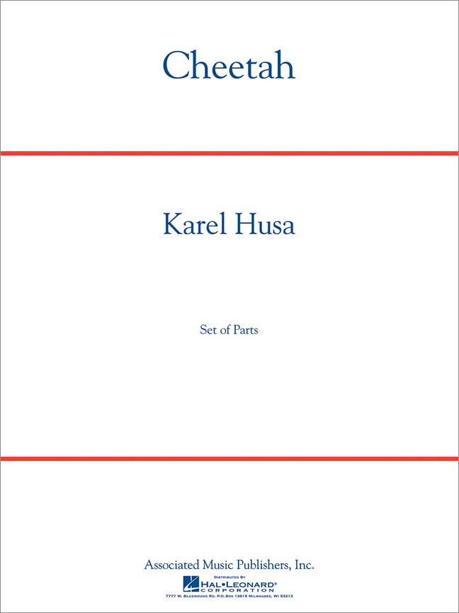 Karel Husa: Cheetah: Concert Band: Score