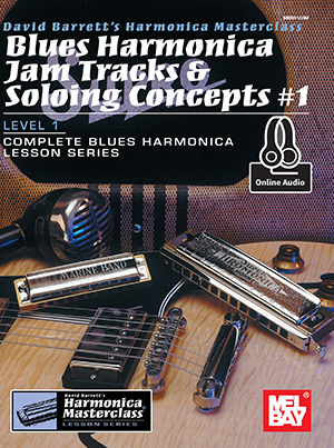 David Barrett: Blues Harmonica Jam Tracks and Soloing #1: Harmonica: