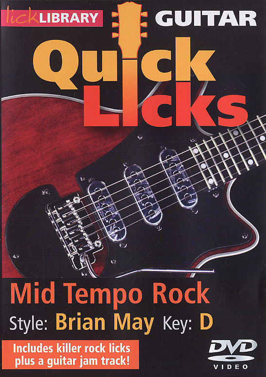 Brian May: Quick Licks For Guitar Brian May Mid Tempo Rock: Guitar: Instrumental