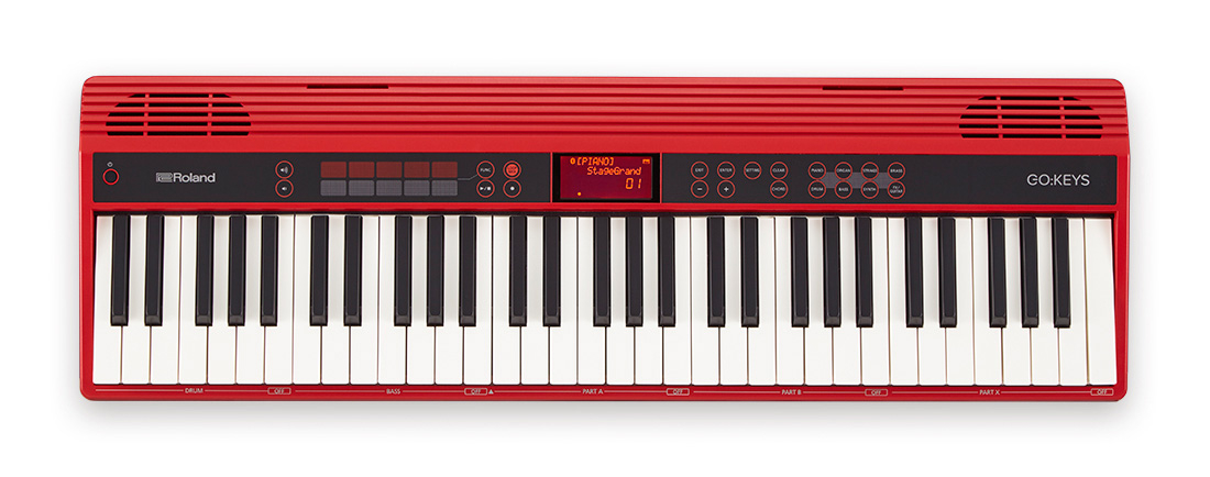 Go Keys Gokeys Music Creation 61 Key Keyboard Red